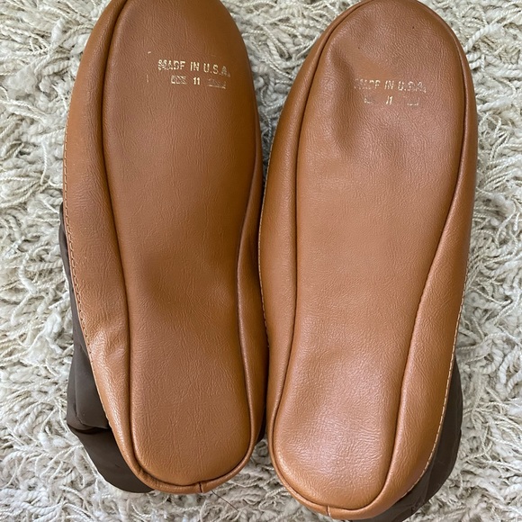 Vintage Quilted Nylon Warm Up Bootie Slipper, men’s size 11 - Picture 3 of 6